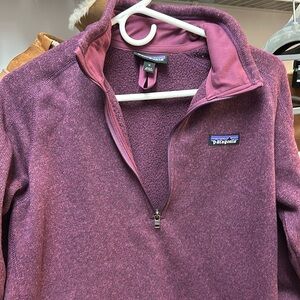 Patagonia plum half zip